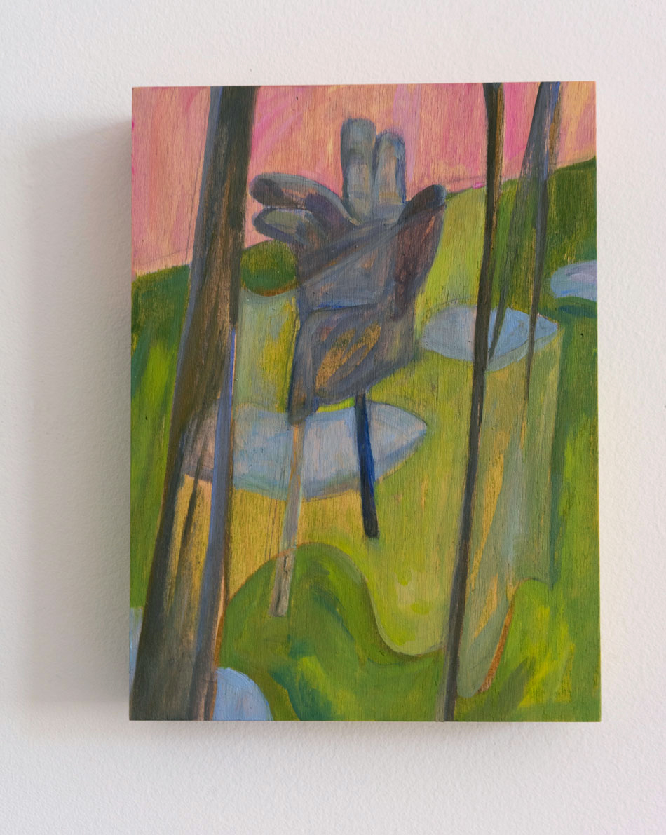 on wood